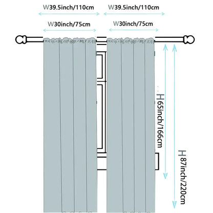 Waterproof Vintage Door Curtains with Timeless Appeal