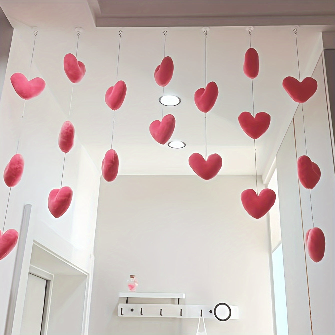 Heart Hanging Ornaments for Door Curtains