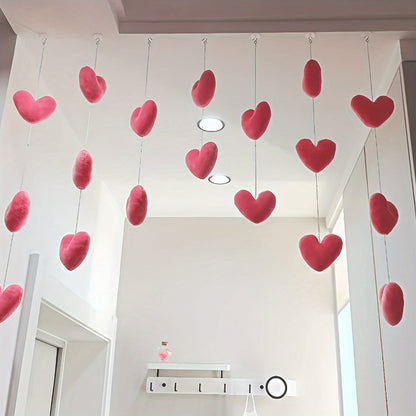 Heart Hanging Ornaments for Door Curtains