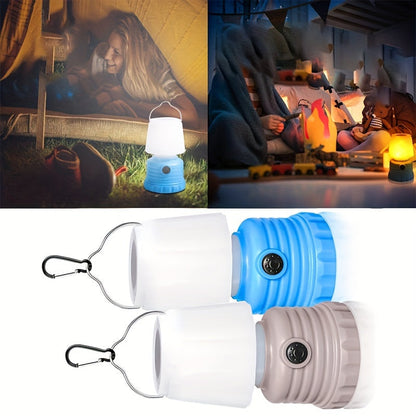 Camping Lantern with Flame Flicker Mode