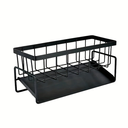 Rag Holder Sponge Drain Basket for Bathroom & Kitchen