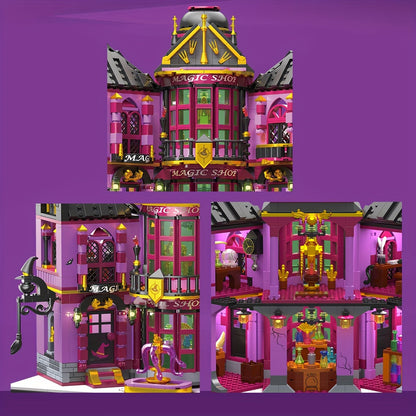 Shop Scene Building Blocks Set - 1366pcs Miniature Toy Ornaments