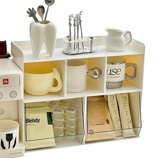 Multi-Purpose Milk Color Cup Storage Rack