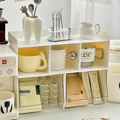 Multi-Purpose Milk Color Cup Storage Rack
