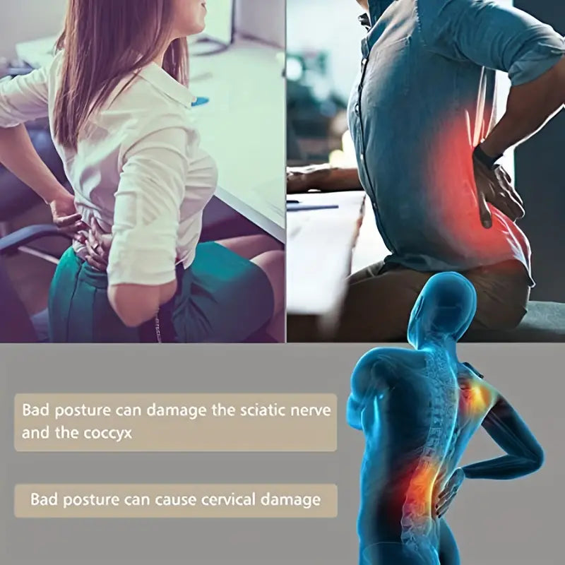 Premium Inflatable Travel Pillow - Gray