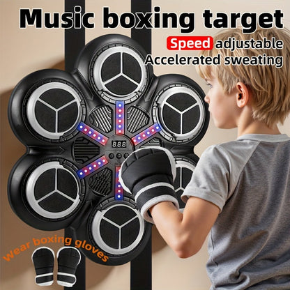 6-Key Music Boxing Wall Target for Home Training