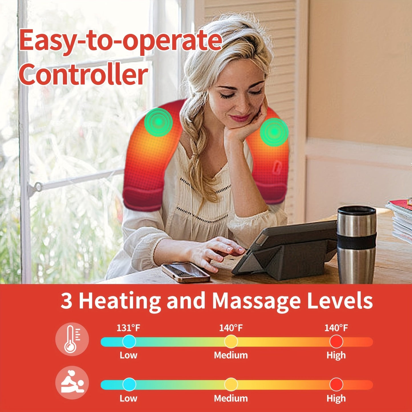 Ultimate Shoulder Bliss Massager(Black)