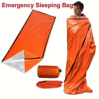 Outdoor Survival Camping Tent & Blanket Set (4 pcs)