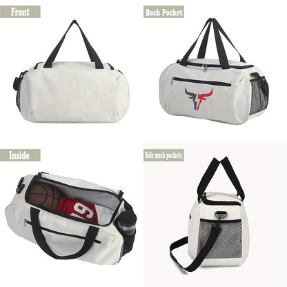 Oxford Duffel Bag Bull Logo Travel Gym