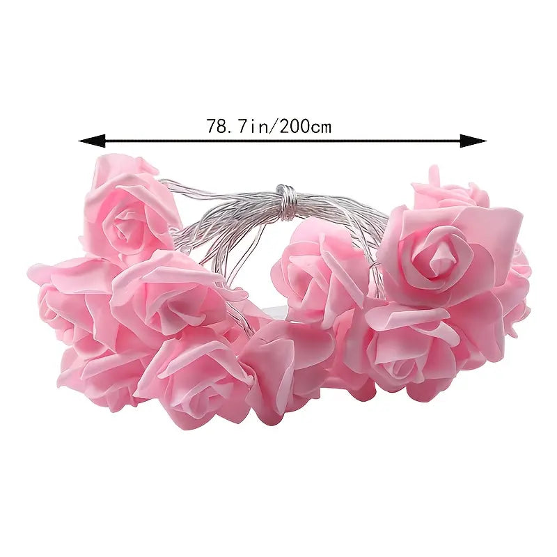 Romantic LED Rose String Lights