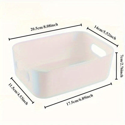 10pcs Set Plastic Storage Baskets with Handles