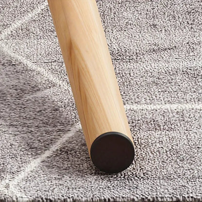 Minimalist Round White Coffee Table - Small and Space-Saving