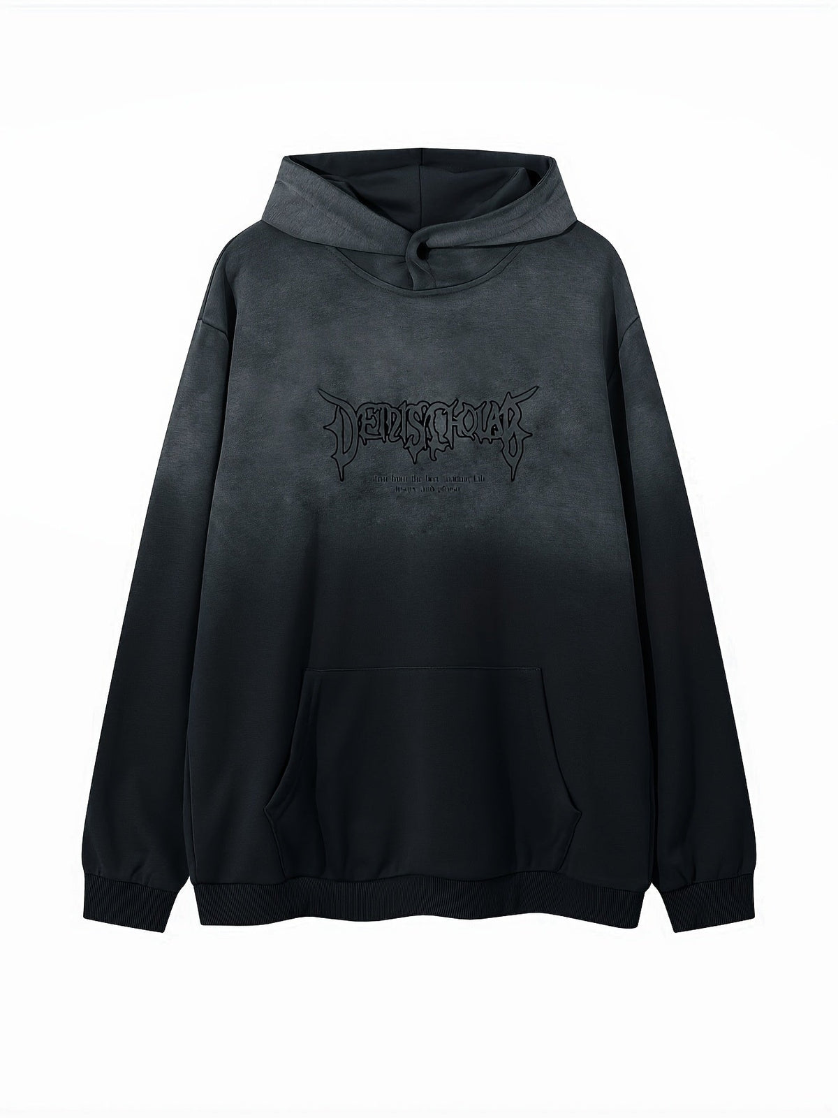 Washed Tie-Dye Embroidered Hoodie