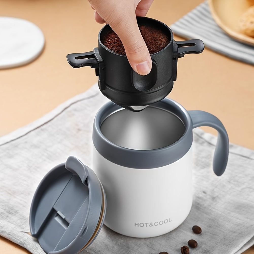 Portable Coffee Dripper Stainless Steel Reusable Filter