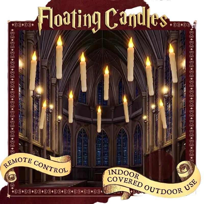 Spooktacular Specter Lights: Remote-Controlled Floating LED Candles