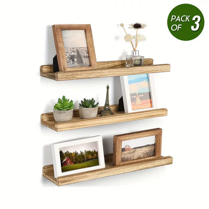 Tri-Level Wall Shelving Ensemble