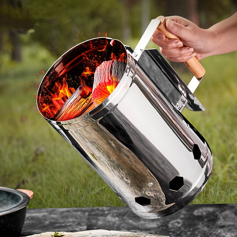 Charcoal Starter for Grilling & Tea Brewing