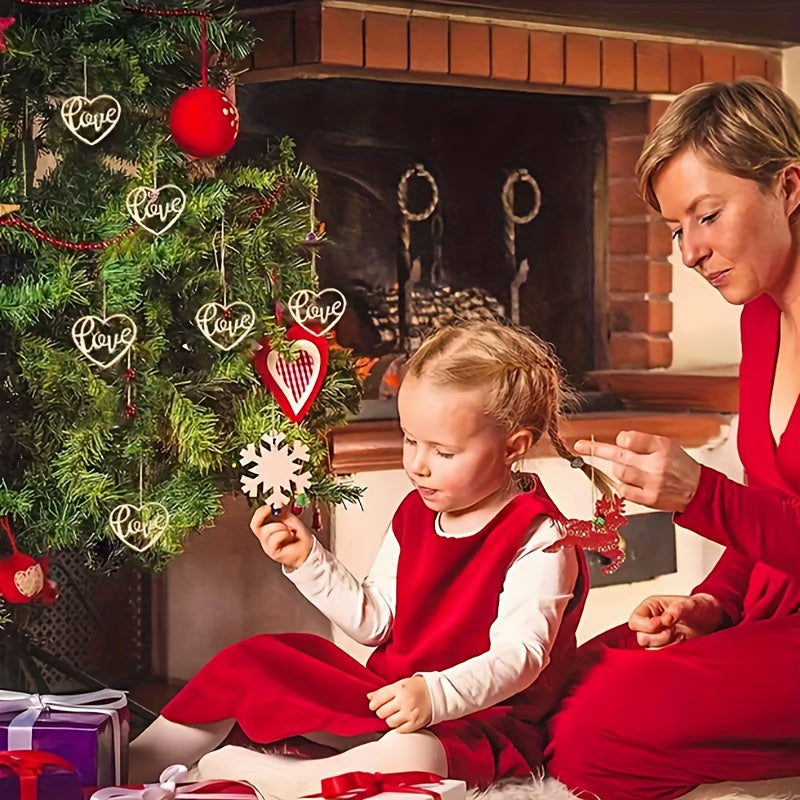 Love Heart Wood Crafts for DIY Home Decor