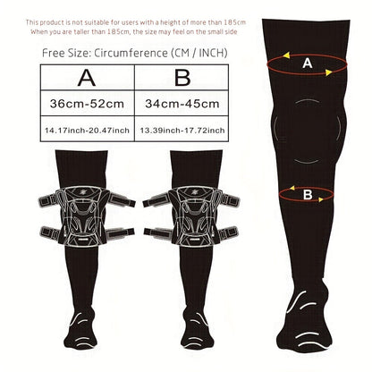 Adjustable Motorcycle Knee Pads Phantom Protection