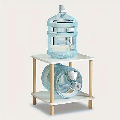 Sleek Wood-Based Panel and Hardwood Design Side Table