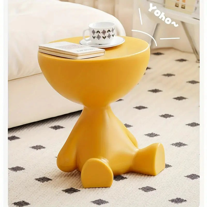 Legless Side Table - Ginger Color, 37x41cm