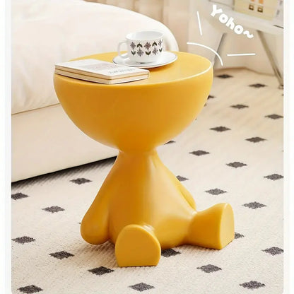 Legless Side Table - Ginger Color, 37x41cm