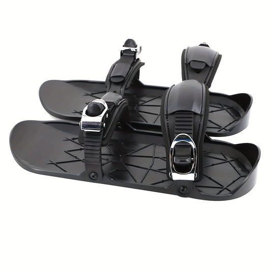 Mini Snow Skates Adjustable Ski Sled Boots