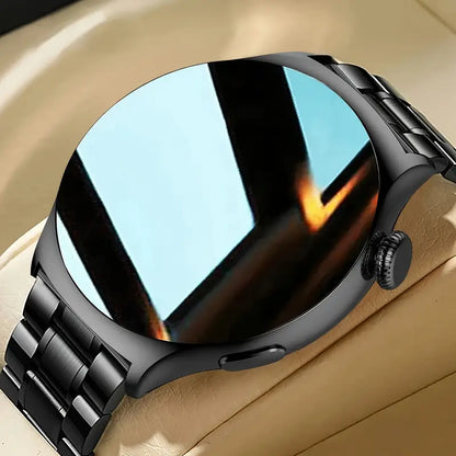 Smart Watch Big Screen Custom Dial Answer Call Fitness Tracker Sport Smart Watch For Men - Black