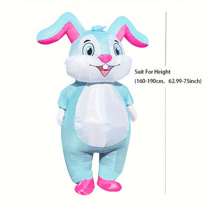 Inflatable Cartoon Rabbit Costume for Adults
