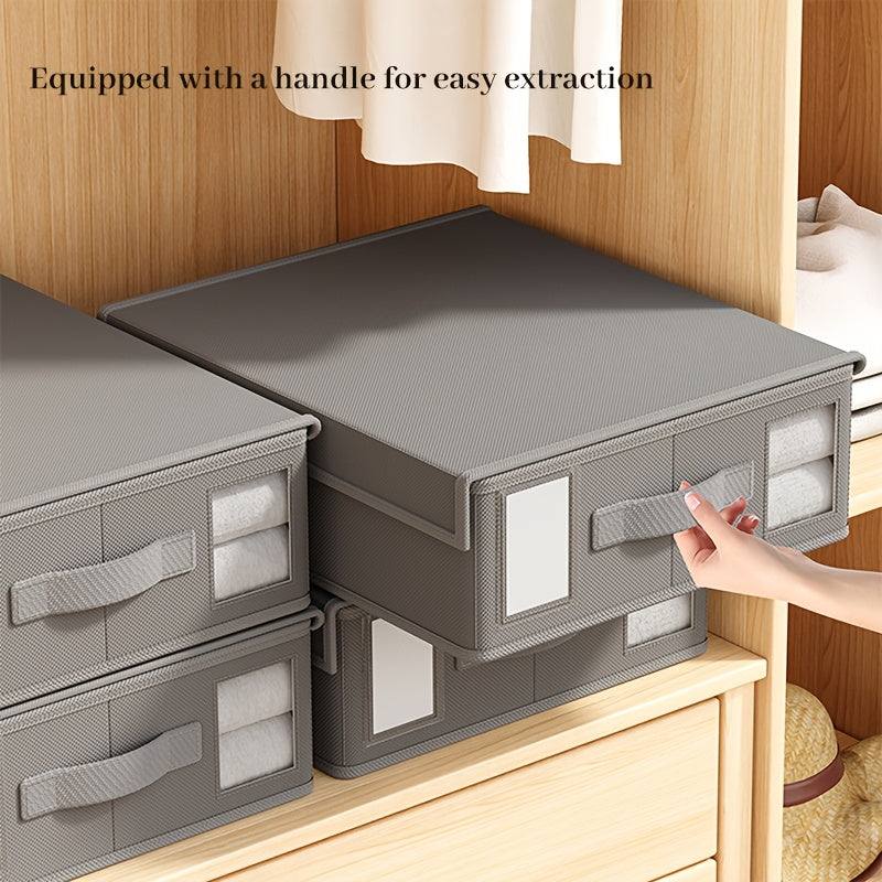 4pcs Bedding Set with Foldable Linen Storage Box