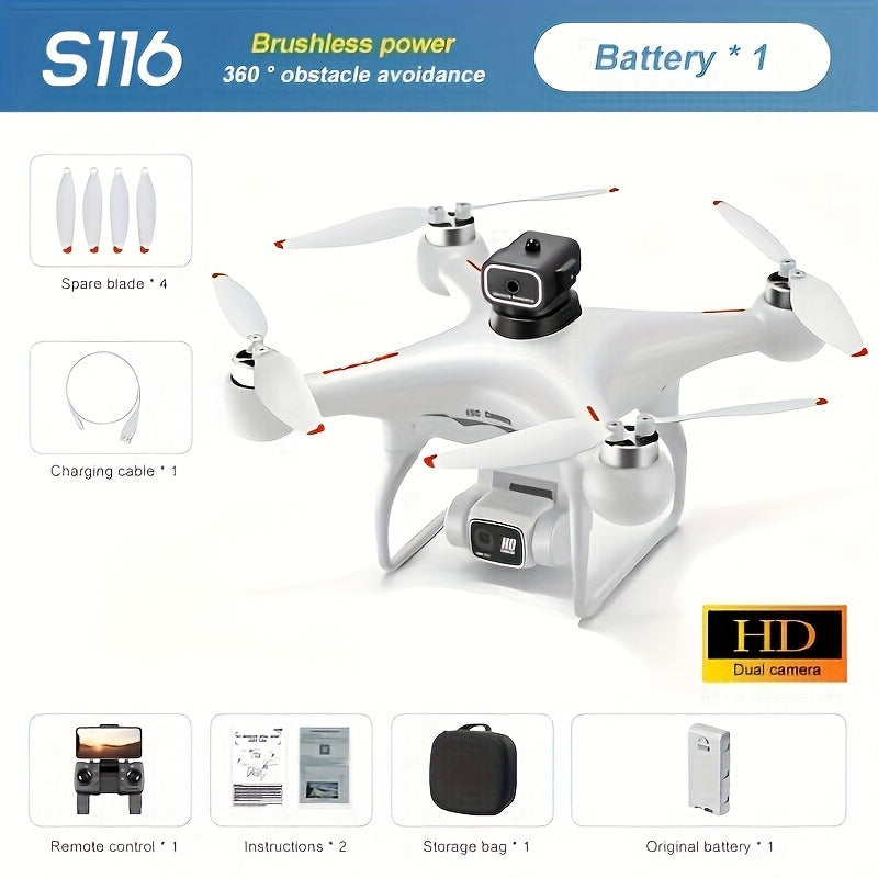 Dual Camera RC Drone with Obstacle Avoidance