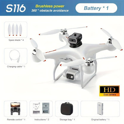 Dual Camera RC Drone with Obstacle Avoidance