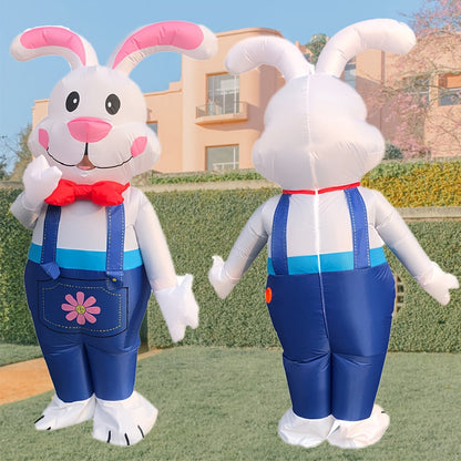 Inflatable Bunny Costume Battery/USB Powered