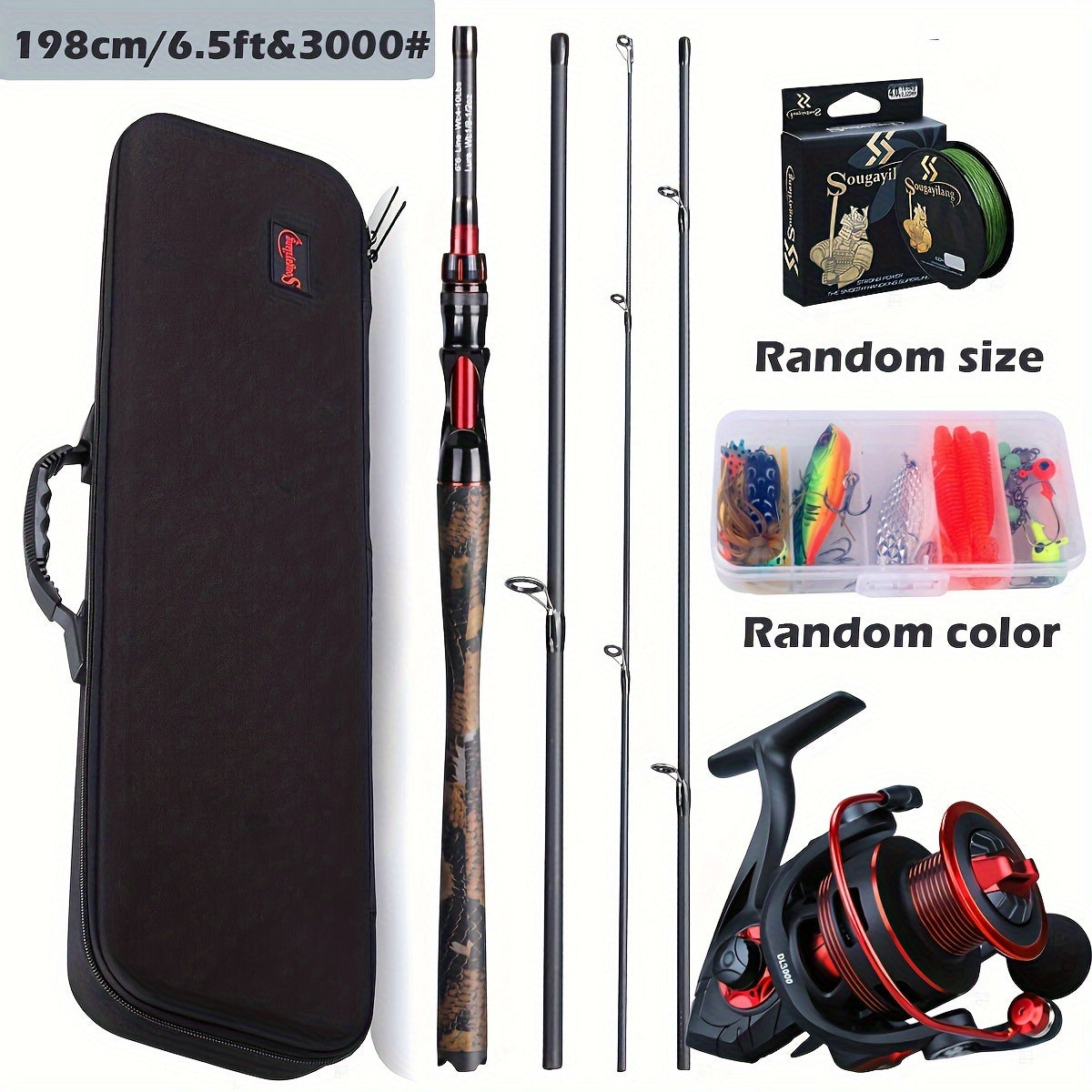 Fishing Rod Reel Combo Carbon Fiber