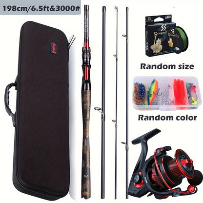 Fishing Rod Reel Combo Carbon Fiber