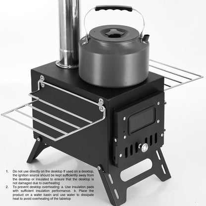 Portable Stainless Steel Camping Stove for Outdoor Cooking