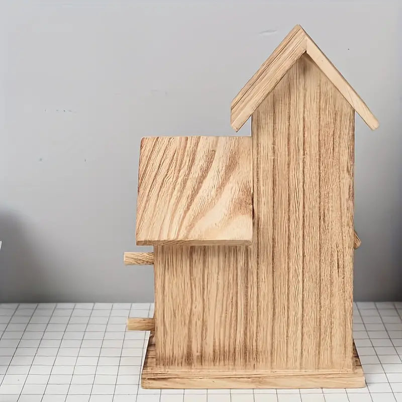 Lovely Bird's Nest - Villa Style Wooden Birdhouse