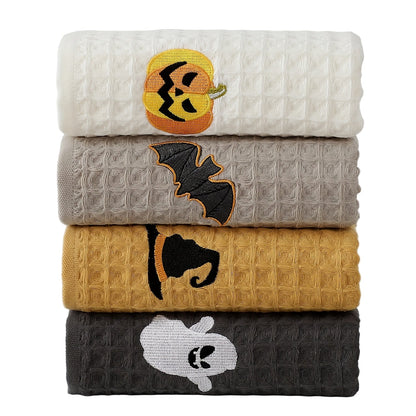 Halloween Cotton Towels Set (4-Pack)