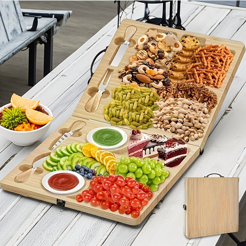 Wooden Cheese Platter Board with Box