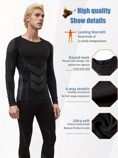 Men's Thermal Full Sleeve Underwear Set