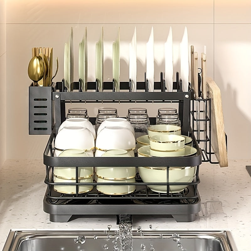Double-Layer Kitchen Sink Drain Rack