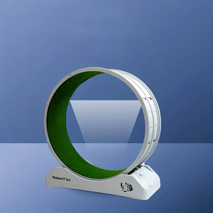 Pet Fitness Wheel - Interactive Treadmill for Cats and Dogs Grey