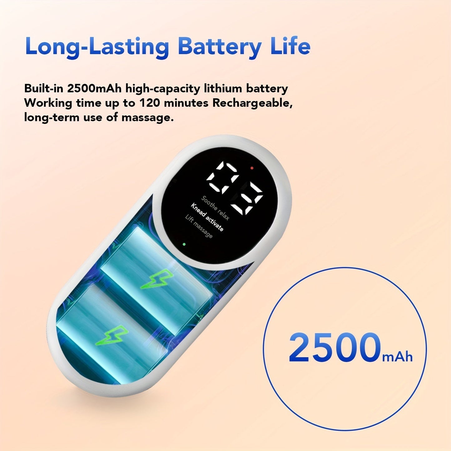 Luxurious Leg Massager with Heat, Compression, and Vibration(Black)