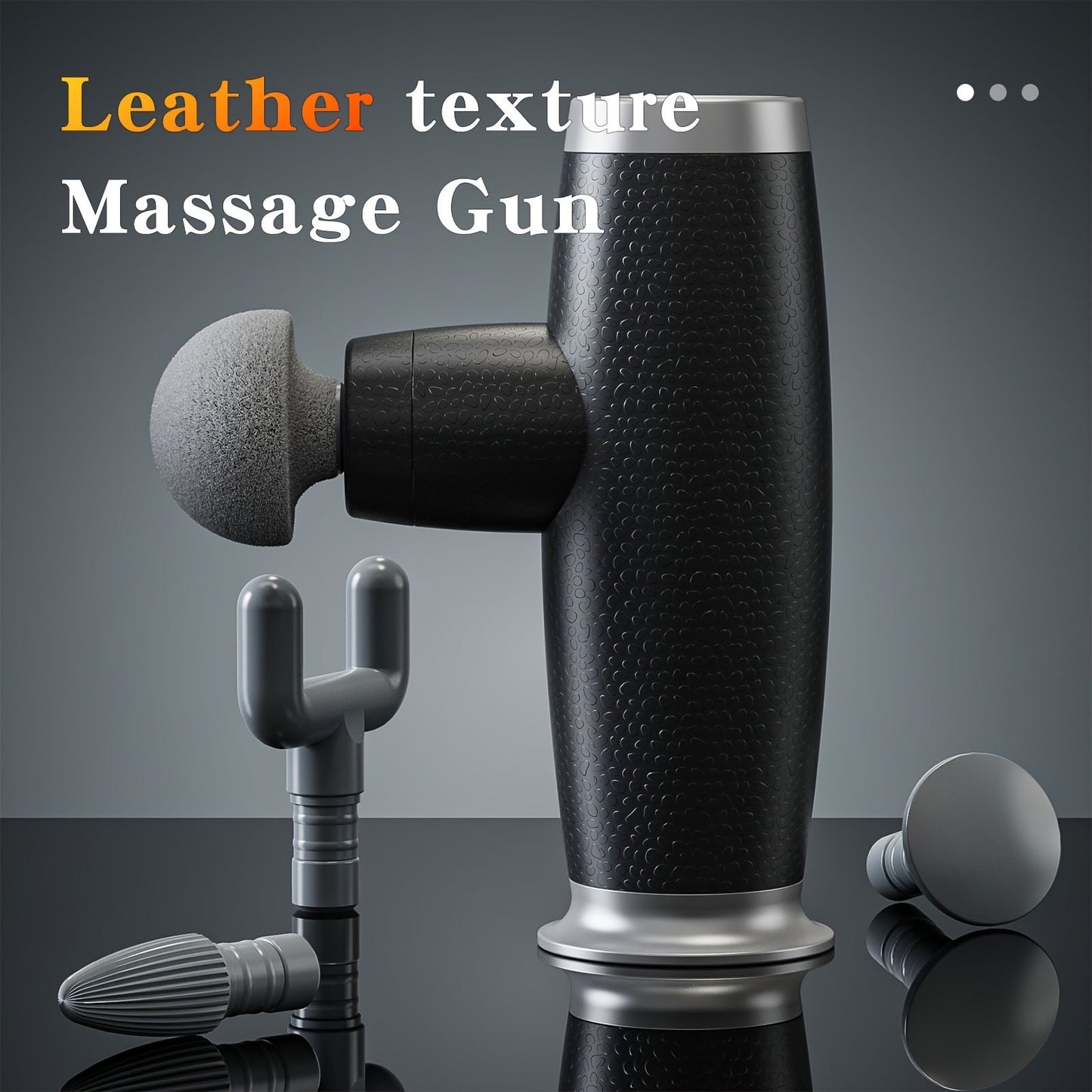 Electric Mini Massage Gun – Portable Deep Tissue Massager for Back and Neck(Black)