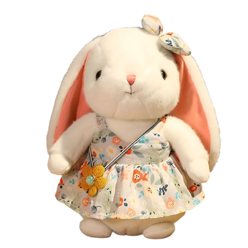 Floral Rabbit Stuffed Toy for Birthdays & Gifts
