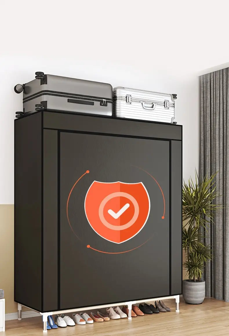 Modern Clothes Storage Wardrobe with Dustproof Cover