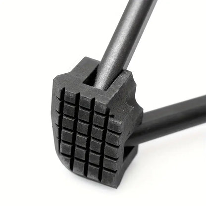 Portable Aluminum Alloy Folding Table for Outdoor Camping - Black