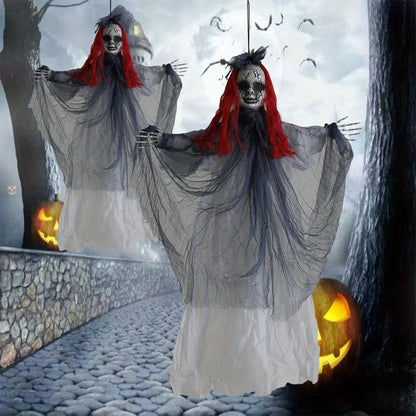Halloween Red Haired Ghost Doll Set
