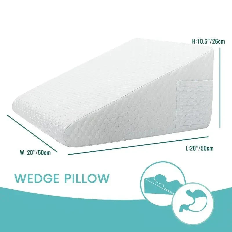 Float on a Cloud of Comfort - Memory Foam Wedge Pillow