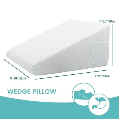 Float on a Cloud of Comfort - Memory Foam Wedge Pillow
